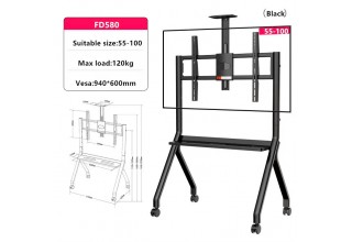 GIÁ ĐỠ TIVI DI ĐỘNG FD580 TỪ 55 - 100 INCH
